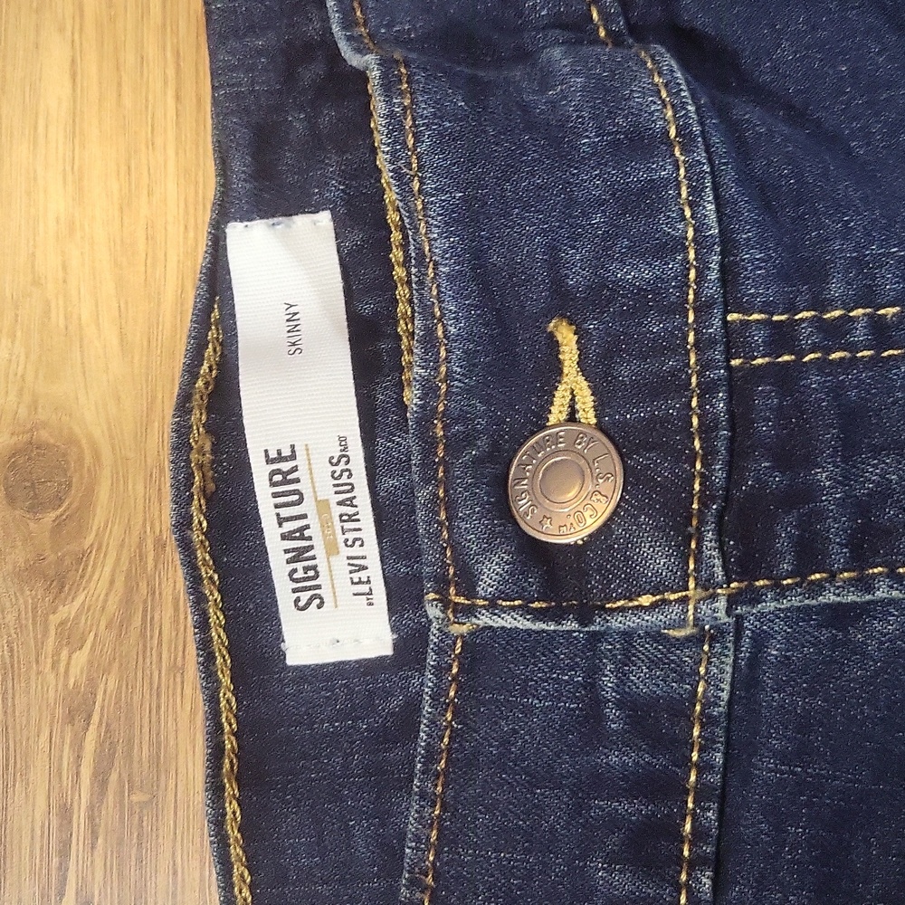 SIGNATURE by LEVI STRAUSS & CO Gold Label Store Skinny Fit Jeans 40x30 - Picture 2 of 11